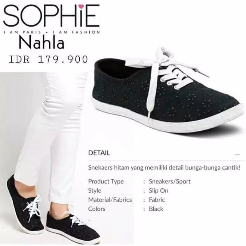 SEPATU WANITA SOPHIE MARTIN PARIS NAHLA SHOES/SEPATU WANITA SOPHIE PARIS NAHLA