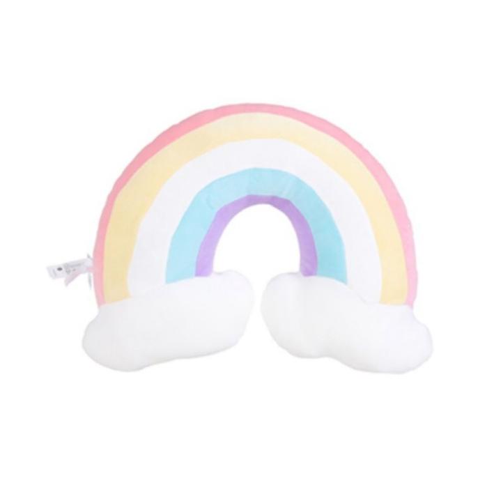 MINISO BANTAL LEHER PELANGI SUMMER RAINBOW SERIES PLUSH PILLOW