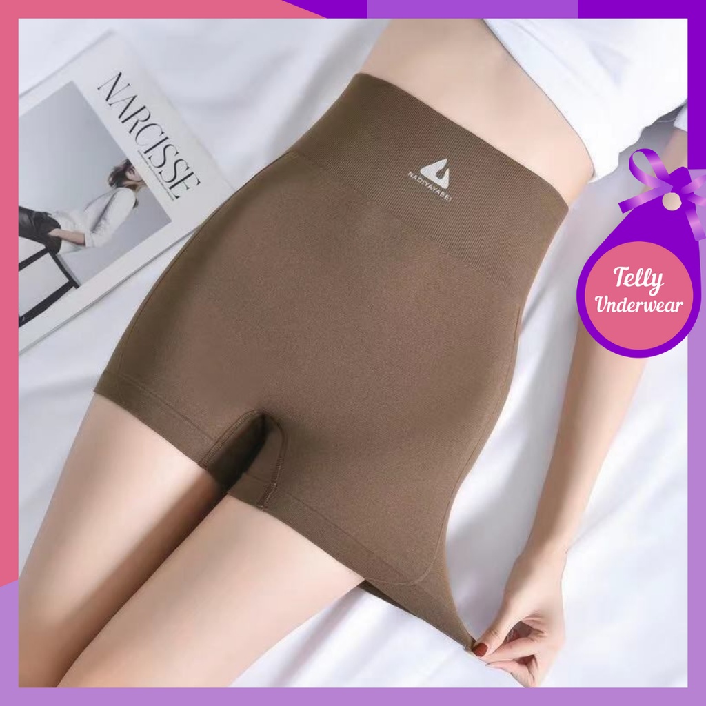 TELLY ➡️ 082 Celana Pendek Wanita Model High Waist Ketat Untuk Olahraga Yoga Fitness Lari