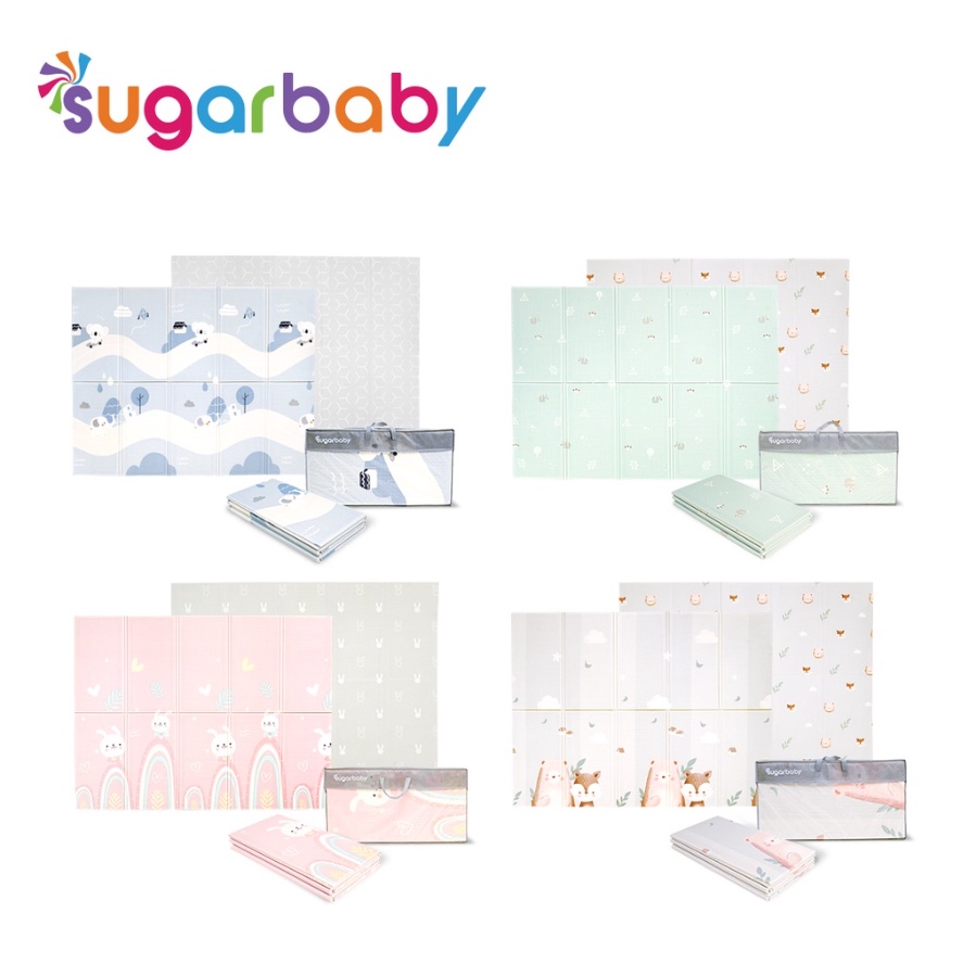 Sugar baby Foldable Baby Playmat Alas Bermain Bayi Merangkak (Nature Series) / Playmat Lipat Anak / Karpet Lipat Bayi / Matras Bayi CBKS