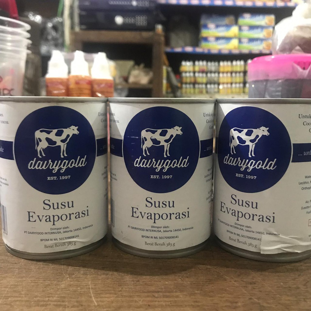 Susu Dairy Gold Evaporasi 385gr-dairy gold evaporasi