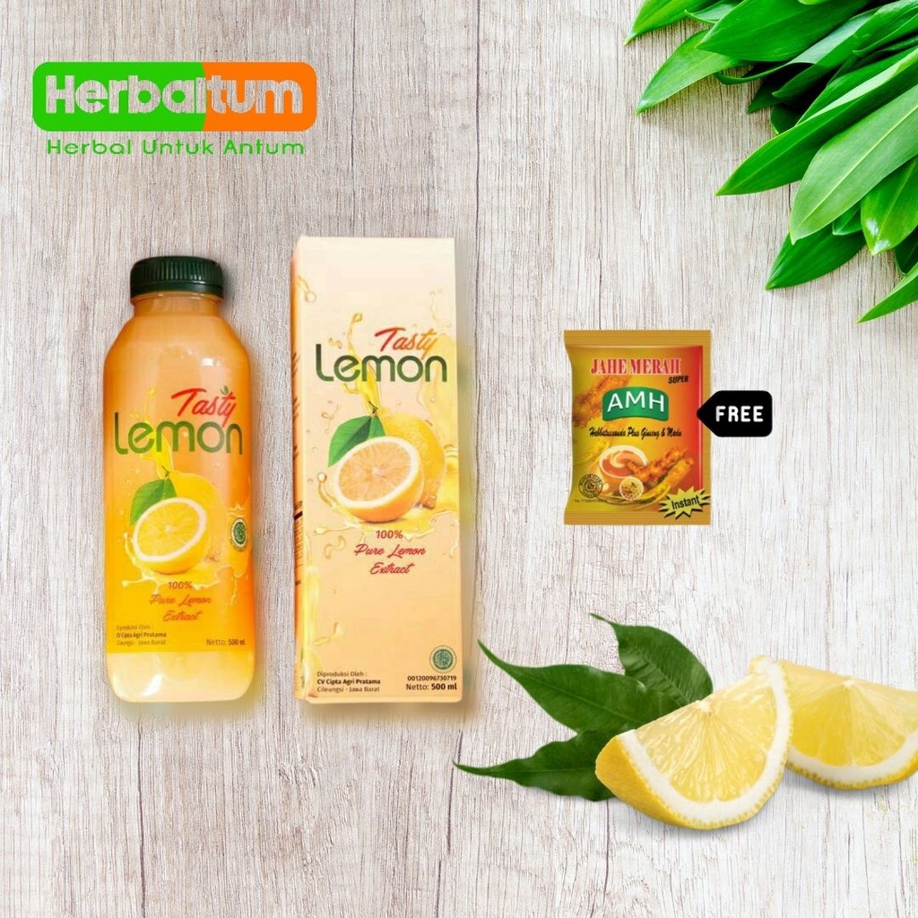 

TASTY LEMON 500 ML / PURE LEMON JUICE / SARI LEMON ASLI