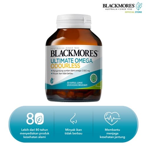 Blackmores Ultimate Omega Odourless 30/60 Kapsul