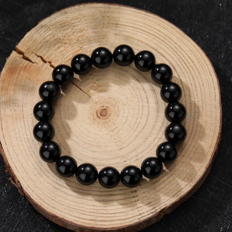 Gelang Black Obsidion 8mm