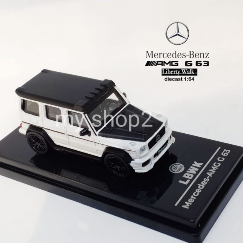 Para Skala 1:64 Mercedes Benz G63 AMG Liberty Walk