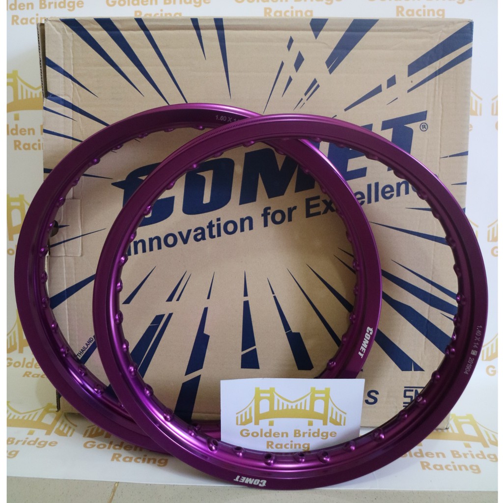 Velg Rim Comet W Shape Ring 17 x 160/160 Purple / Ungu
