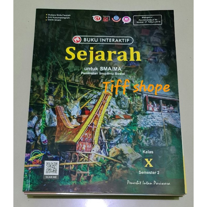Buku lks / pr interaktif sejarah peminatan kelas 10 semester 2 intan pariwara