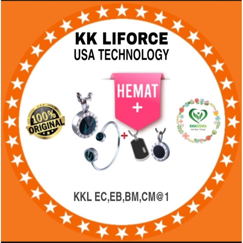 KK LIFORCE + BRACELET (KALUNG+GELANG)