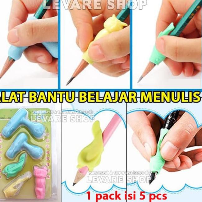 

Alat Bantu Belajar Tulis Menulis Anak Pegang Pensil - Pencil Grip - B