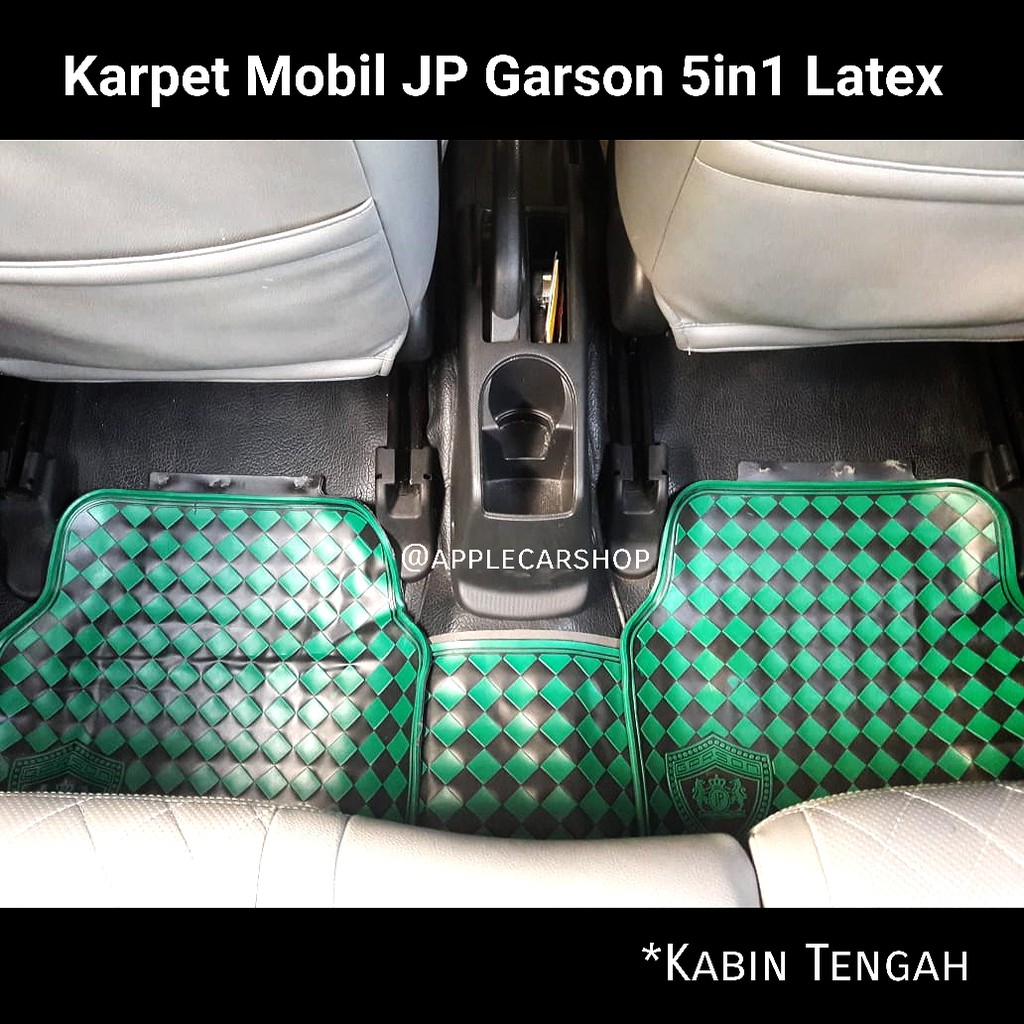 Karpet Mobil JP Garson Hijau-Hitam 5in1