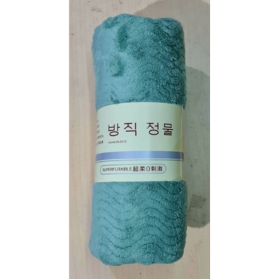 Handuk Mandi Dewasa Jumbo Microfiber Korea 방직 정물 Superfrxible  Size 140x70 cm