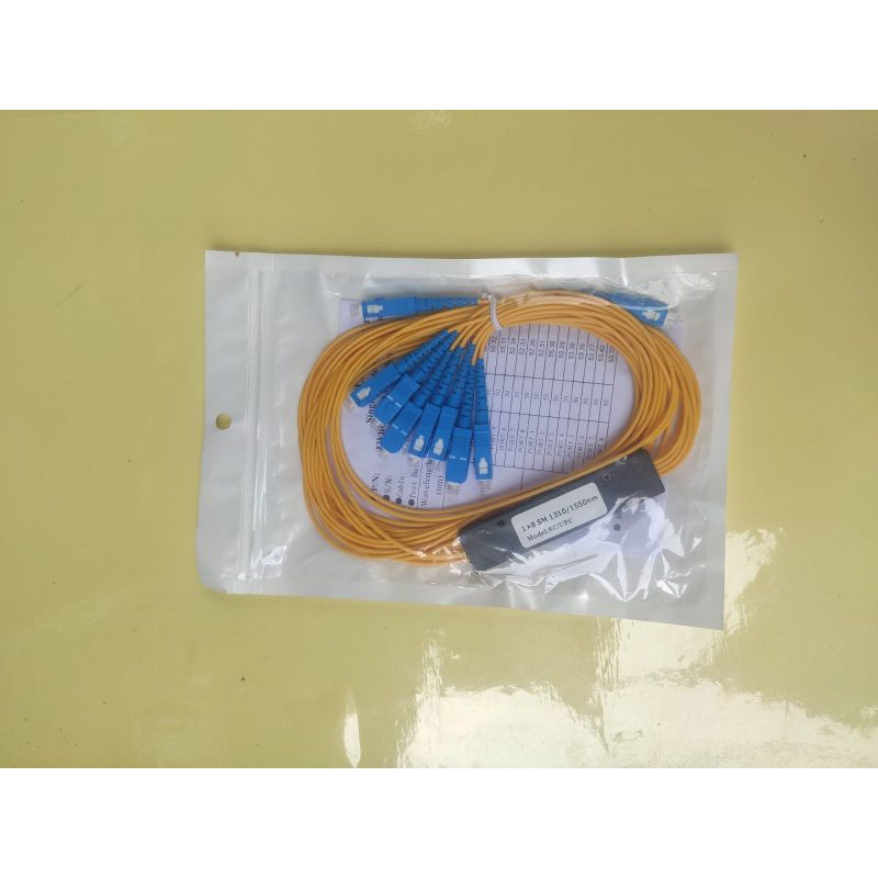 Pasif splitter 1-8 Modular mini sc upc