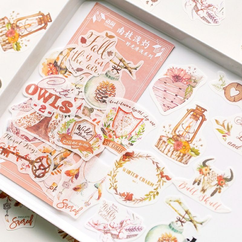 

AYURI washi stiker aesthethic autum breeze untuk jurnal diary scrapbook diy