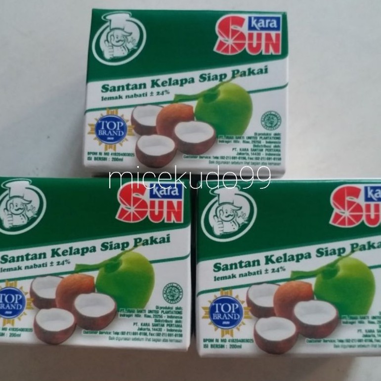 

SANTAN SUN KARA 200 ML / COCONUT MILK CREAM