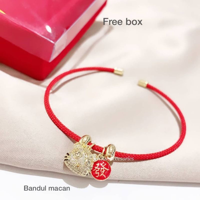 GELANG TALI MERAH EDISI IMLEK GELANG PIXIU SINCIA GELANG CRYSTAL MERAH GELANG TALI MERAH