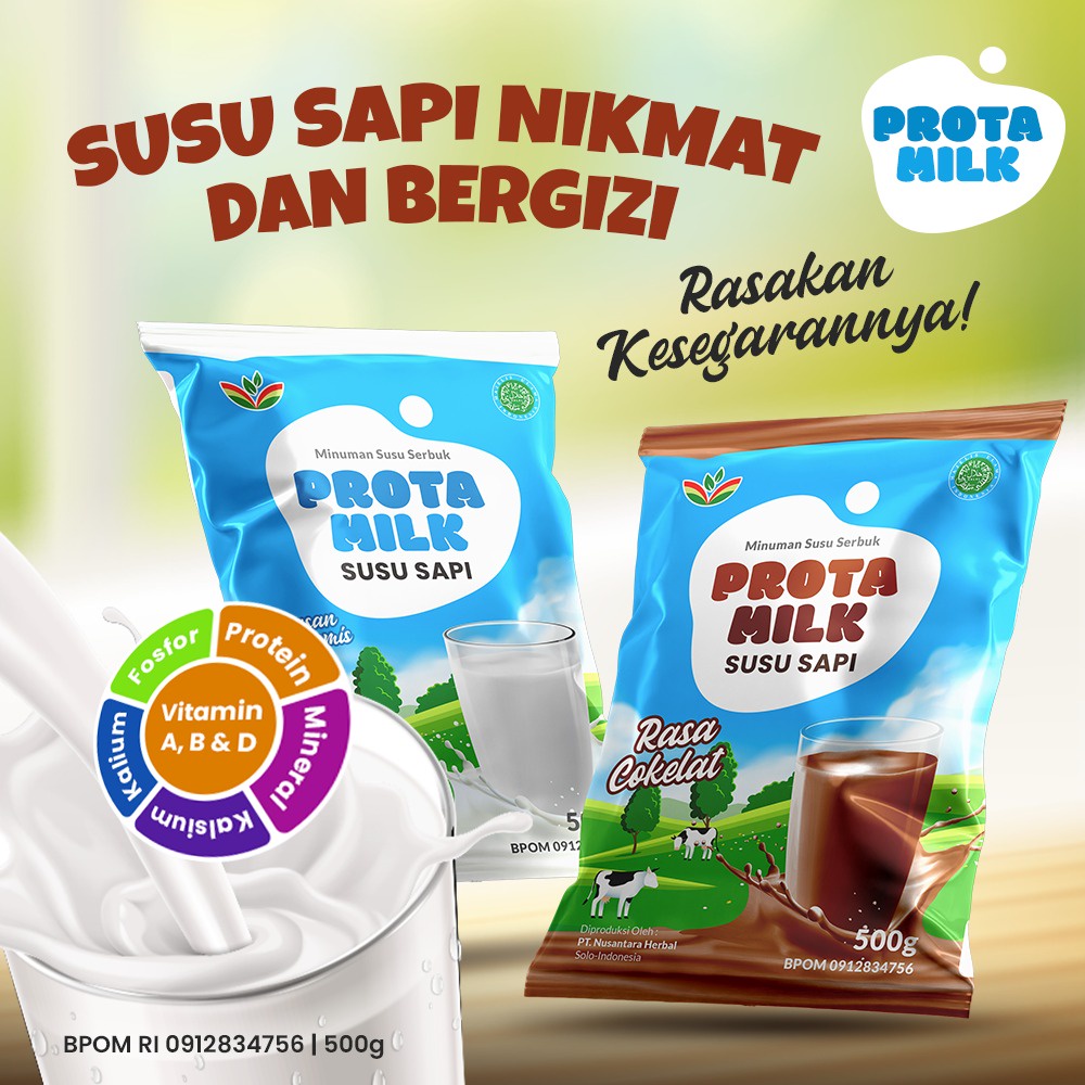

Menjaga Kesehatan Tulang Gigi Prota Milk Susu Rasa Vanila Dan Coklat Protamilk Isi 500 Gram ORI