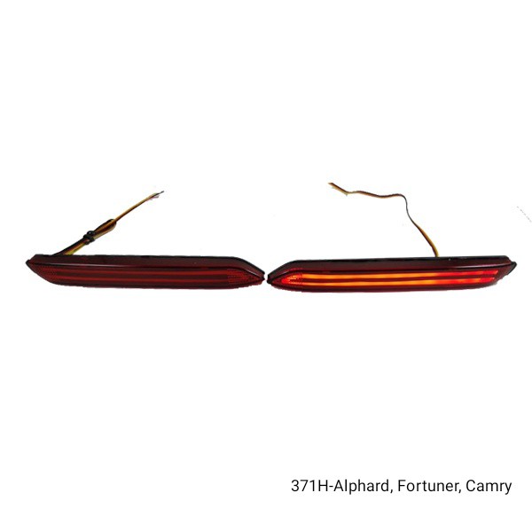 LAMPU BUMPER REFLEKTOR TOYOTA CAMRY 2007 RED 371RD