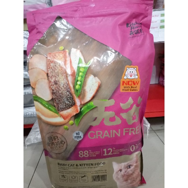 Makanan Kucing KF Kitchen Flavour Baby &amp; kitten 8kg Gojek /Grab