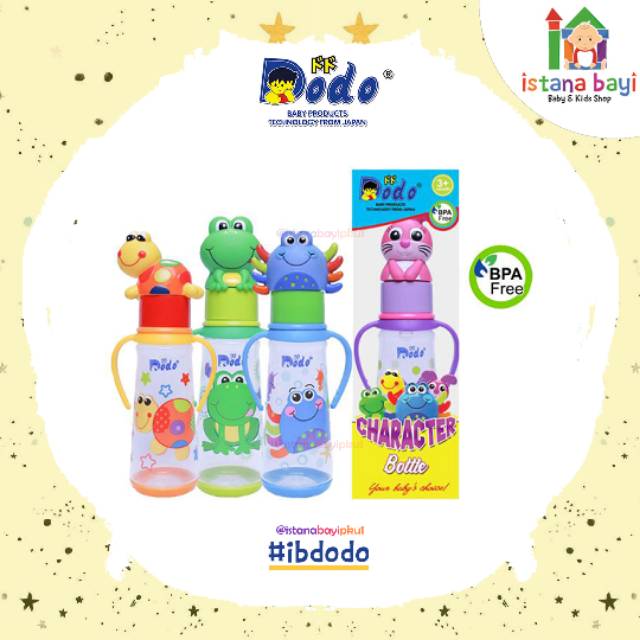 Dodo Botol Character 8oz 250ml - Botol Susu DBP027