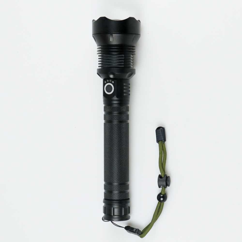 TaffLED Senter LED Jauh Terang Long Range Zoom XHP70.2 9000 Lumens - HS313