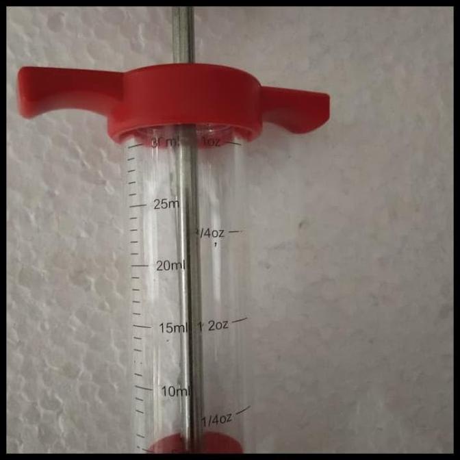 Grip | Spet Spuit Spoid Selang Loloh Lolohan Akrilik Makan Anak Burung 30 Ml