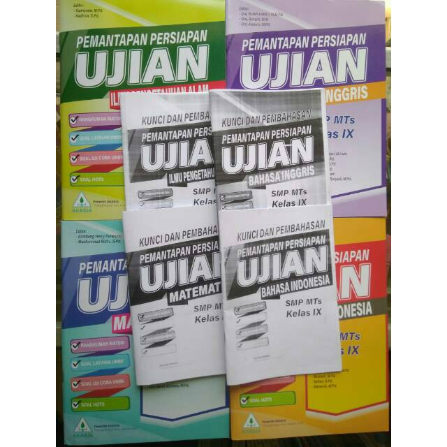 Buku Pemantapan Persiapan Smp Ujian 2019 2020 Akasia Original Plus Kunci Jawabannya Shopee Indonesia