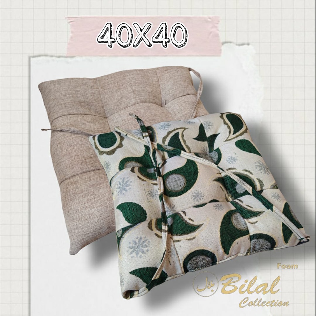 Bantal Duduk PREMIUM QUALITY Ukuran 40X40 Alas Duduk Kursi / Bantalan kursi serbaguna