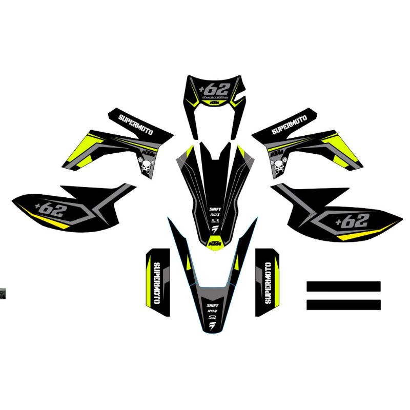 DECAL VIAR 150 FULL BODY - STICKER MOTOR VIAR 150CC FULL BODY