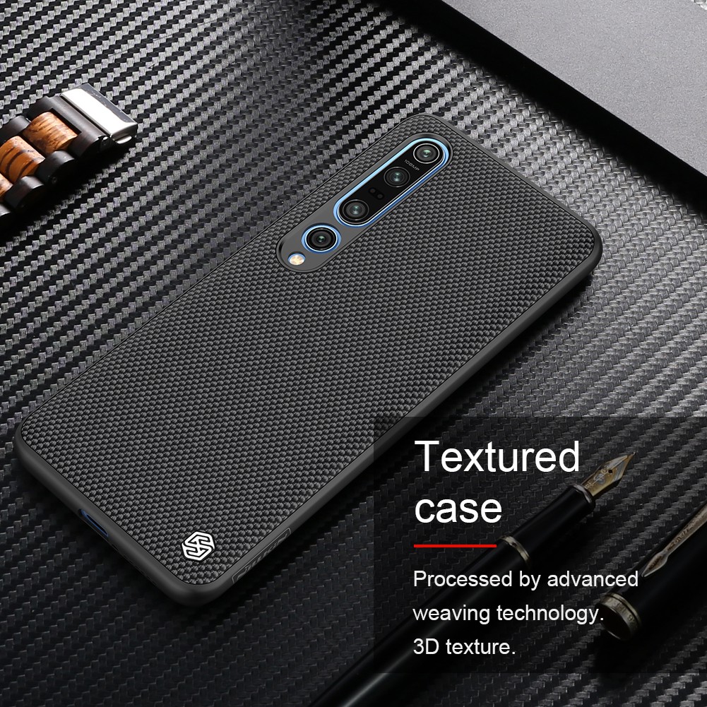 Hard Case XIAOMI Mi 10 Pro Nillkin Textured Nylon Fiber Hardcase Original Nillkin