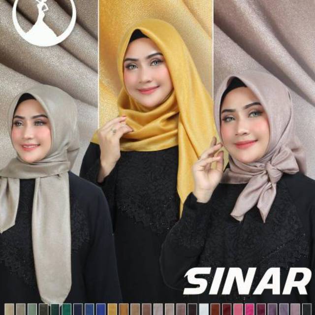 Jilbab segiempat Sinar by Malaica