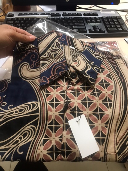 Kemeja Batik Pria Lengan Panjang • Cakar Abang • Baju Batik Pria • Atasan Batik Pria