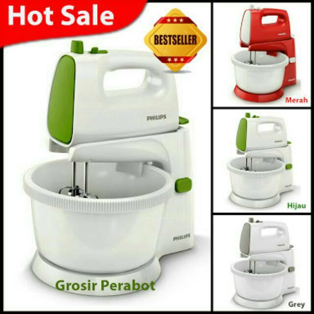 (HARGA PROMO) Mixer Standing PHILIPS HR 1559 GARANSI RESMI (DIJAMIN 100% ORI) 2 LITER