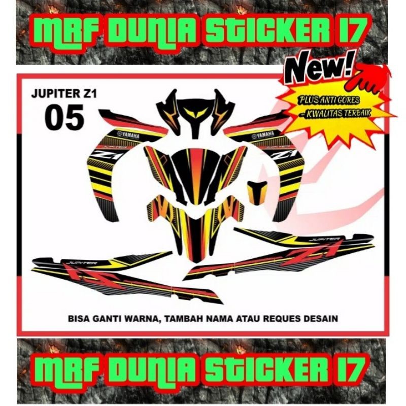 Sticker decal Jupiter Z1 Full Body Striping Jupiter Z1 Sticker Jupiter Z1 Sticker Jupiter Z1 05