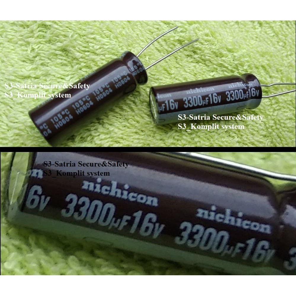 Elco 3300uf 16V Electrolytic capacitor 3300 uf 16V Elko