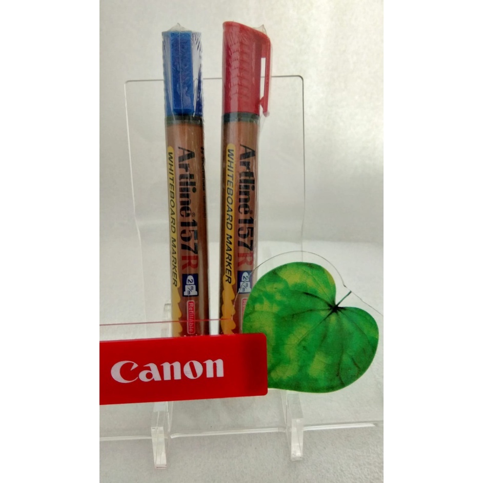 

Spidol Artline 157R Whiteboard Marker (2mm) refillable + Free Gift (utk beli 2 Pcs)