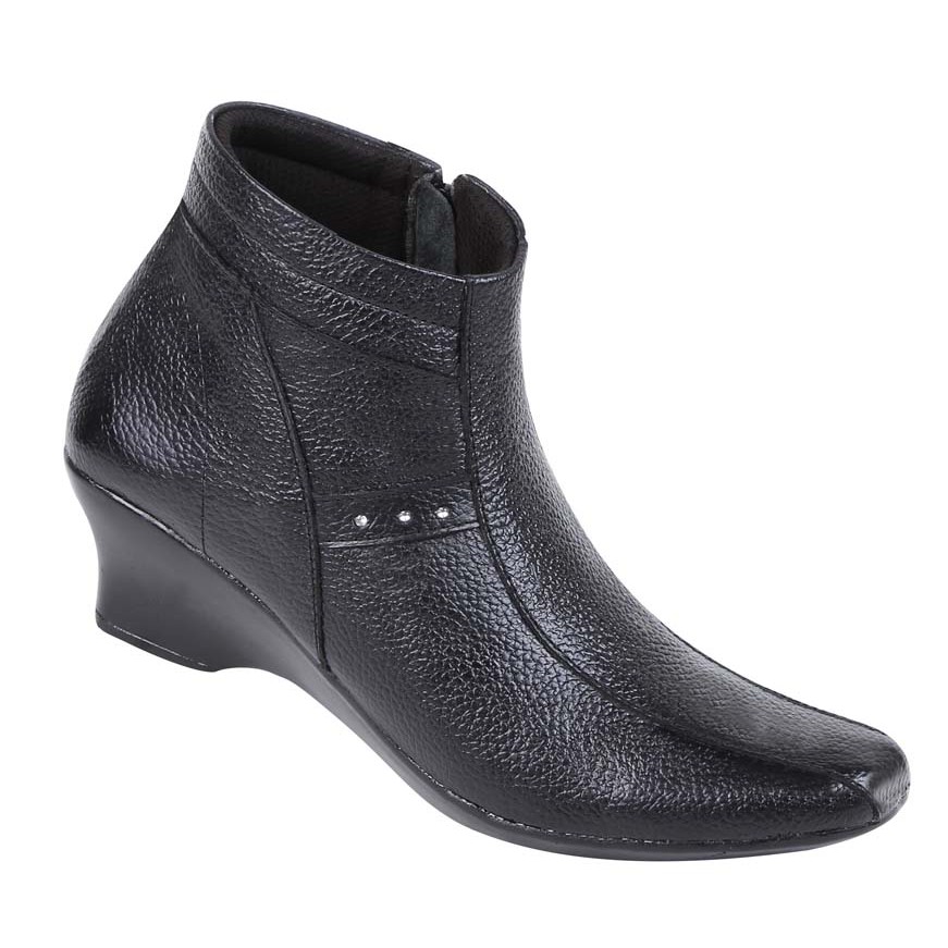 Diskon (ATM) Zeintin Sepatu [COD] Sepatu Kulit Boot Wanita ZA 9813 Sepatu Zeintin Wanita Boot Formal