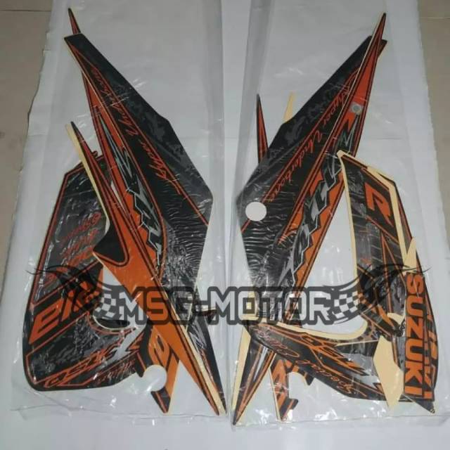 Stripping/stiker body satria fu 2013