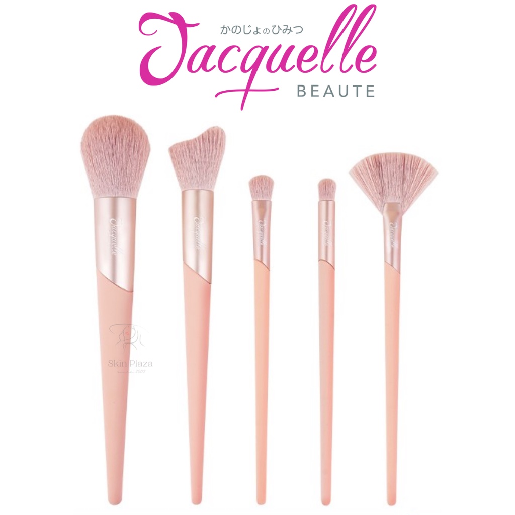 Jacquelle Premium Essential Vegan Brush Set 5ea