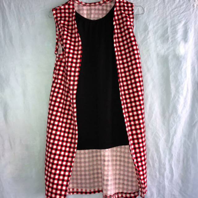 Rompi wanita motif kotak