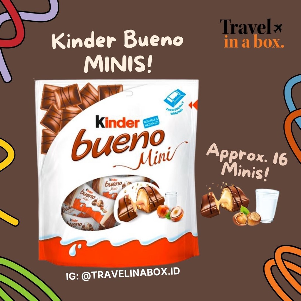 Kinder Bueno Mini 16 Pcs (Cokelat Import)