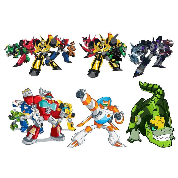 Kertas Cliparts - Transformes Rescue Bots (27pcs)