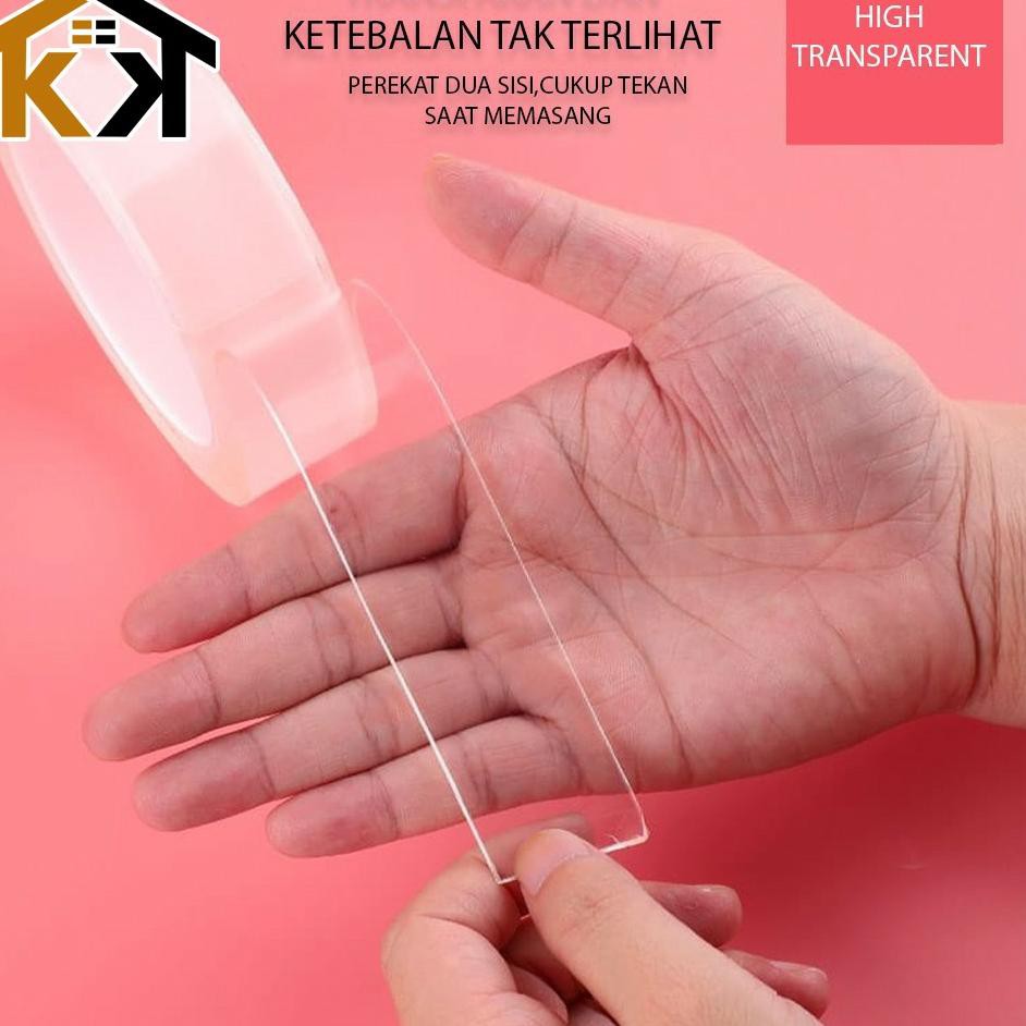 

Big Sale ZVNBA (KK) Magic Tape Nano / Double Tape / Super Tape Kuat Dicuci Tanpa Bekas Multifungsi.H