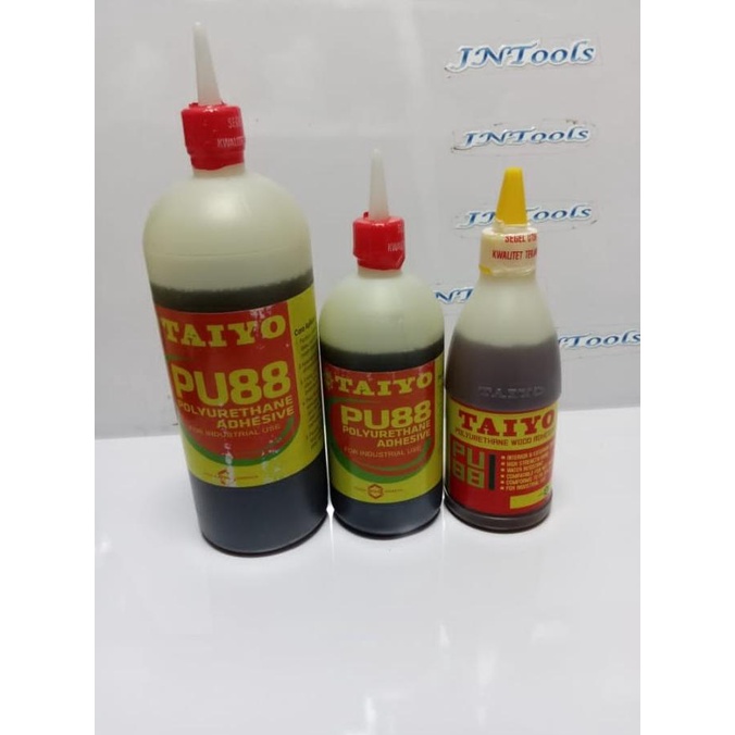 

[[COD]] Lem PU 88 TAIYO 900gram PolyUrethane Adhesive untuk kayu BASAH BIG SALE Kode 722