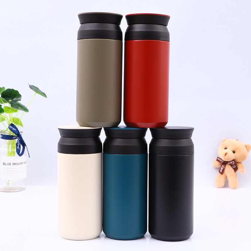 Botol Minum Termos Kopi Travel Mug Coffee Tahan Air Panas Vacuum Cup Stainless Steel Bouncing cup