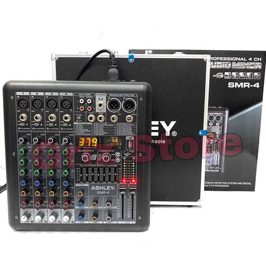 Mixer Audio Ashley SMR 4 / Smr4 Original 4 Channel Premium 4