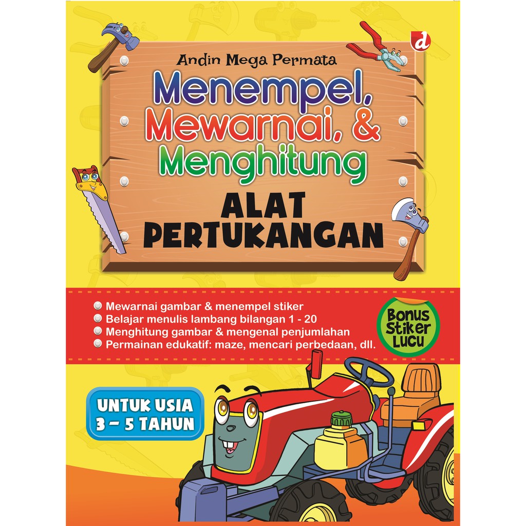 

Buku Menempel Mewarnai dan Menghitung Alat Pertukangan - Diva Press