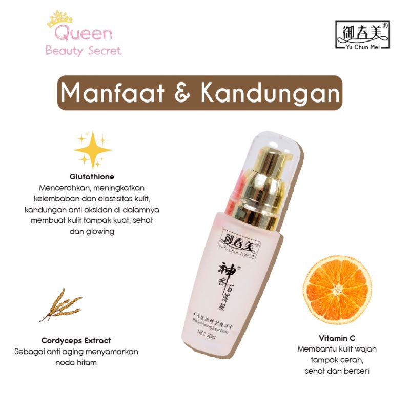 PROMO SERUM BENING YU CHUN MEI/COD/SERUM GRACEFUL / YU CHUN MEI KEMASAN BARU ORIGINAL / CORDYCEPS / CORDY / YUCHUNMEI / ORI