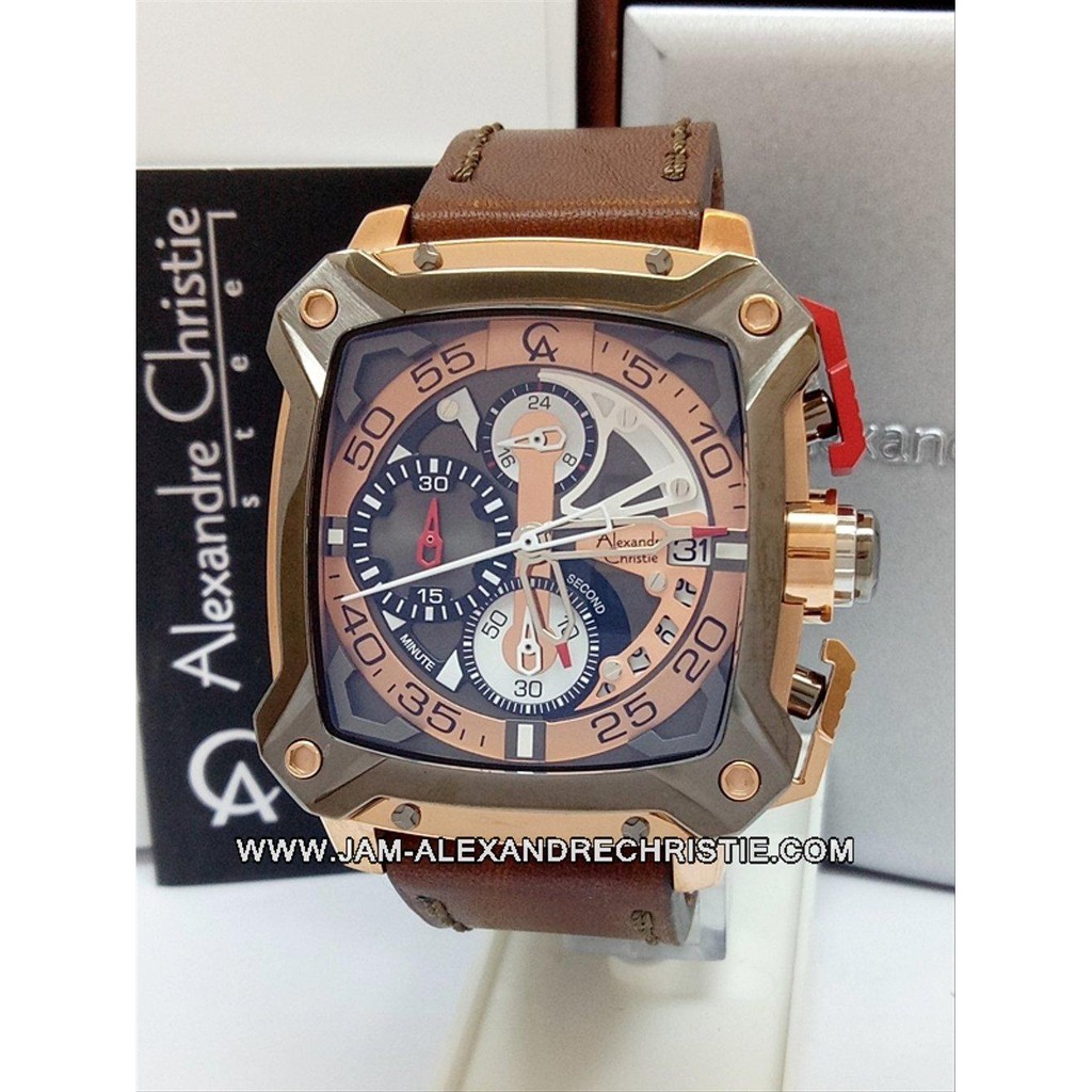 Promo Jam Tangan Pria Alexandre Christie Original AC 3038 MC DBWRGGY Murah