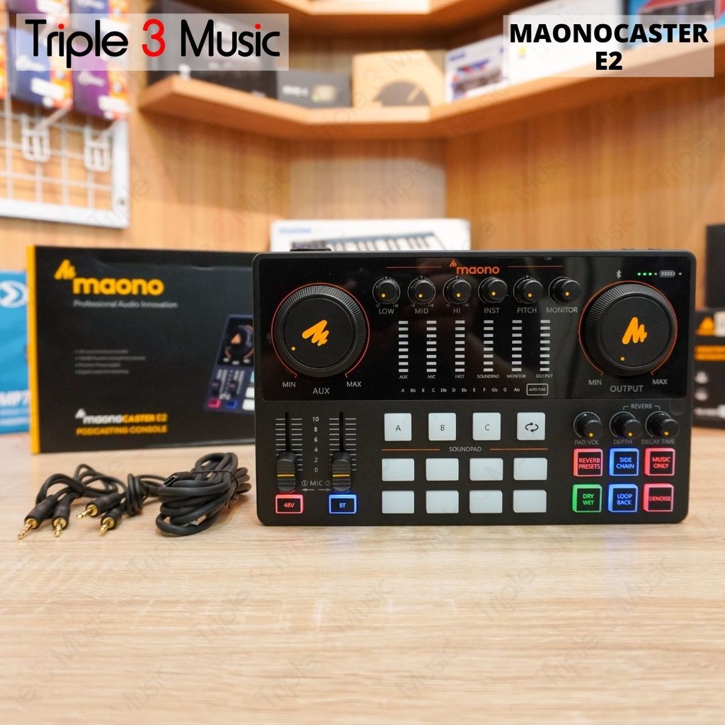 Maono E2 Maonocaster AME2 Soundcard streaming podcast