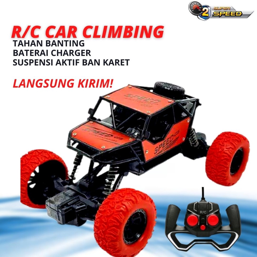 MAINAN MOBIL RC BATMAN JEEP DIECAST OFF ROAD ALLOY METAL CLIMBING KING MONSTER